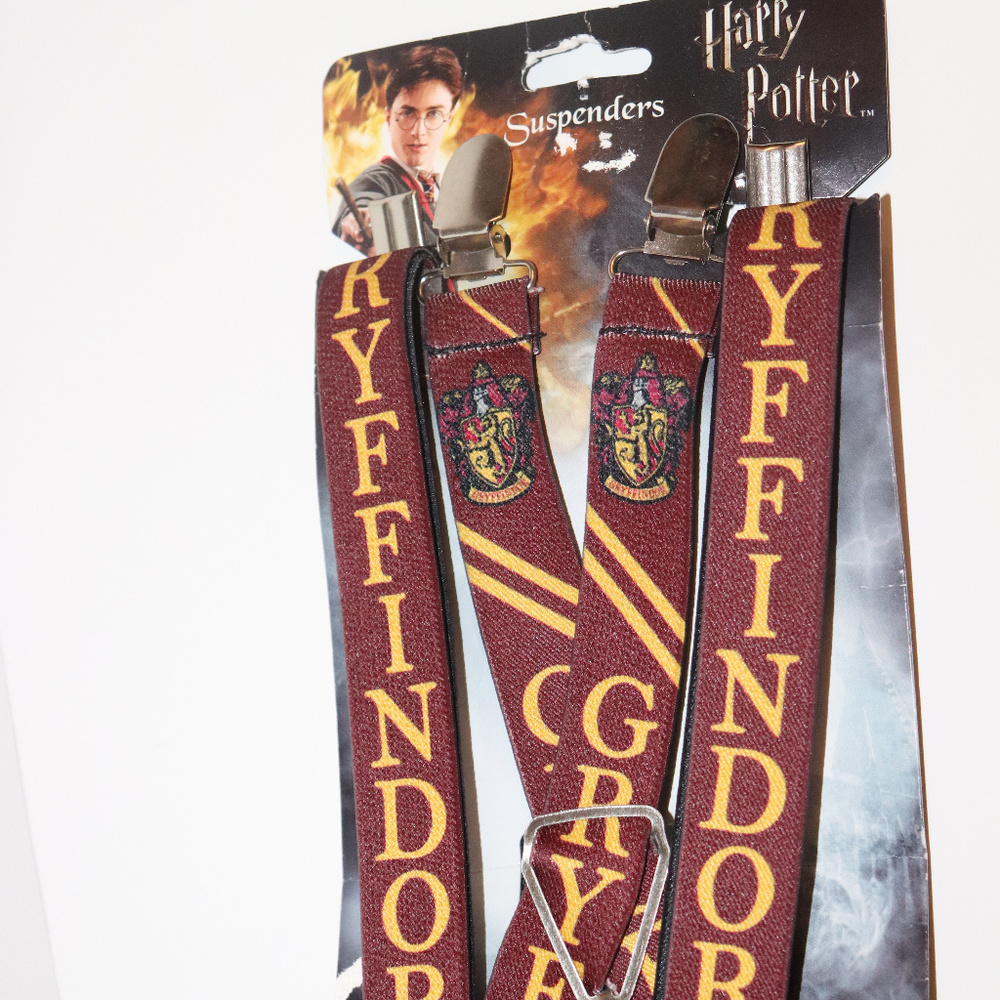 Harry Potter Suspenders Gryffindor Hogwarts